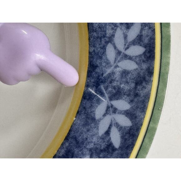 Set of 3 Vintage Villeroy & Boch Rimmed Bowls LEMONS Cereal Soup GERMANY Made - Picture 10 of 10